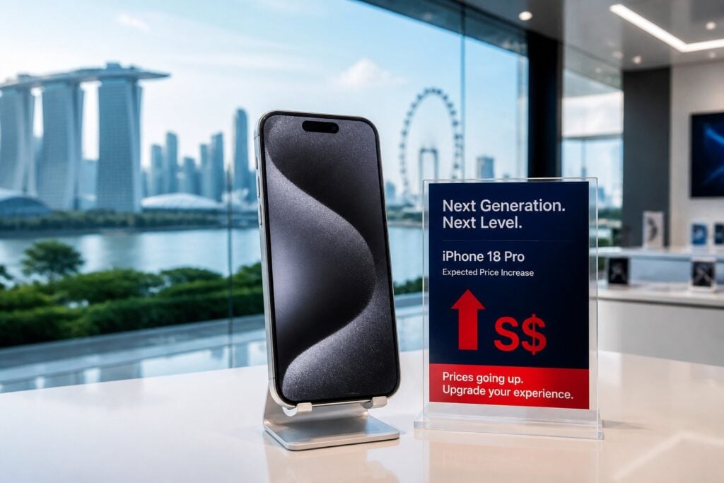 iPhone 18 Pro price hike likely in Singapore