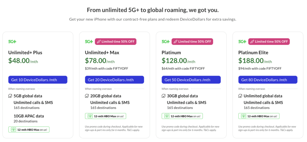 iPhone 18 Pro/Pro Max StarHub Price